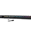 Modular Wireless Gaming Mechanical Keyboard With Snappy Tactile Switches Detachable Numpad view with RGB lights and USB-C connector.