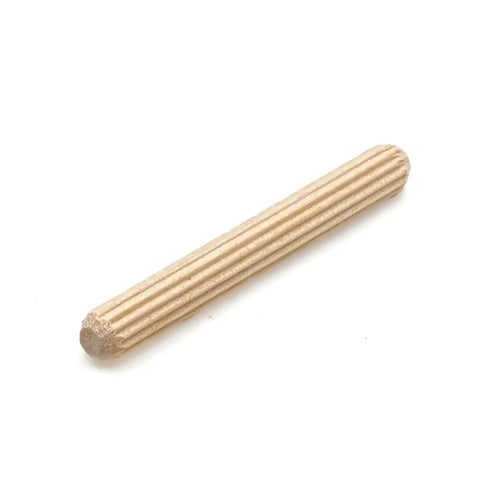 Heavy Duty Wooden Dowel Pins Six By Fifty Millimeter straight shot hardwood pin for furniture repair and joint reinforcement.