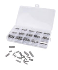 140 Piece Square Parallel Bond Kit Flat Head Machine Keys Connective Pins Solid Steel Build For Tight Workpiece Connections Good For DIY Shelves Electrical Appliances Pro Workshop Assembly This Heavy Duty Key Set Is A Game Changer For Repairs. 140-piece solid steel key set in plastic organizer
