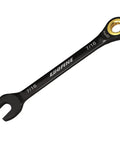 Pro Grade 7/16 Ratchet Wrench With Silky Smooth 72 Tooth Gears And Rock Solid Cr-V Construction Featuring A Heavy Duty Black Finish for easy leverage.