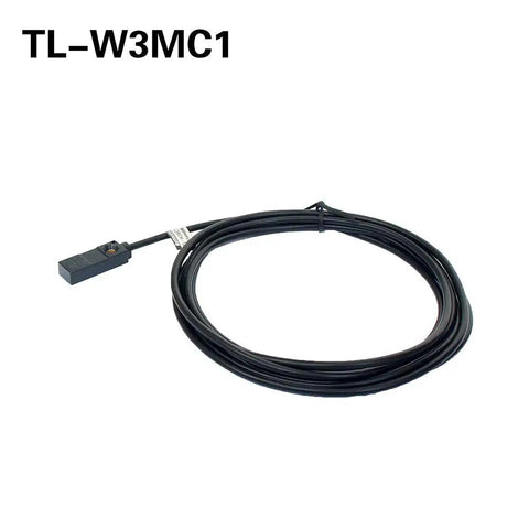 Flat Inductive Proximity Sensor TL-W3MC1 Proximity Switch With Metal Housing PNP Normally Open coiled cable view