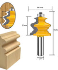 Half Inch Shank Router Bit Set Ten Pieces For Picture Frame Molding And Architectural Forming Woodworking CNC Cutting Bits Carbide