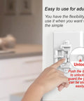 Ultra Thin Light Switch Guard Cover Set Of Four Kid Proof Switch Plate Lock To Prevent Accidental On And Off Easy Install