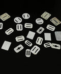 20Pcs RC Plane Hinge Folding Leaf Paper Hinges 25x20mm Aileron Tail Wing Connectors for DIY Model Aircraft, scattered view