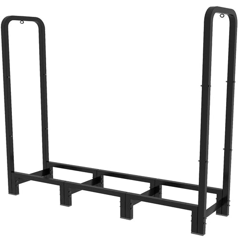 Heavy Duty Firewood Rack Stand For Outdoor And Indoor Use Holds A Quarter Cord Of Firewood And Supports Up To 550 Pounds