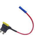 12V Car Add A Circuit Fuse Tap Adapter 20A Blade Fuse Holder ATO ATT Mini Low Profile Design DIY Friendly Quick Easy Install with wiring