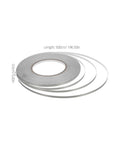 Double Sided Conductive Tape For Electrical Repairs And EMI Shielding, 5mm Wide Silver Conductive Fabric With Anti Interference, Roll 5m