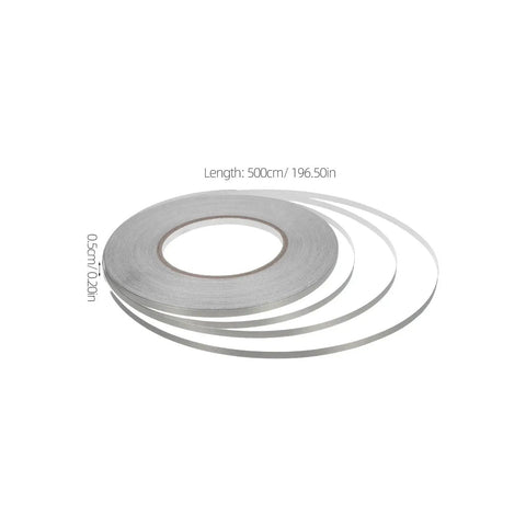 Double Sided Conductive Tape For Electrical Repairs And EMI Shielding, 5mm Wide Silver Conductive Fabric With Anti Interference, Roll 5m