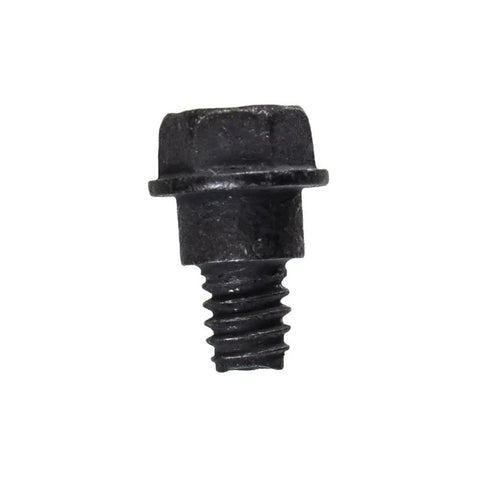 Heavy Duty Genuine Shoulder Screw For Garden Tractors And Zero Turn Mowers, black metal construction, close-up view.
