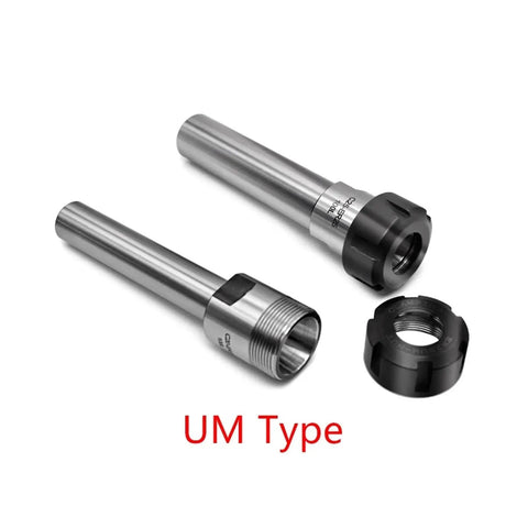 Tough As Nails Collet Straight Shank Milling Extension Rod For Cnc Lathes Drill Presses And Milling Machines showing UM Type detail.