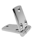 Top Shelf Heavy Duty Adjustable Door Strap Hinges Mirror Polish Finish Cast Construction With Six Anchor Points For Silent Smooth Swing Operation Rock Solid Durability And Wear Resistance Ideal For Interior And Exterior Doors - close-up view.