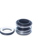 Mechanical Water Pump Seal Kit 12 To 30mm Shaft Diameter With Silicon Carbide Stationary Ring And Carbon Rotary Ring Single Spring NBR Seal Built For Heavy Duty Pumps Pro Grade Sealing Parts Series Fitment, seal components shown