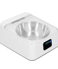Slick Smart Automatic Pet Feeder With Induction Auto Opening Lid For Dogs And Cats High Grade Food Bowl No Sweat Cleaning Premium Robust Feeding Station in sleek white design