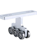 Electric Hoist Roller Trolley For Strut Channel Stainless Steel Beefy 6 Wheel Assembly With Mounting Screws Included