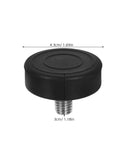 Single piece with M10 screw from 12 Piece Adjustable Furniture Leveling Feet With M10 Screw Thread, Grippy Rubber Pads, non-slip feature visible.