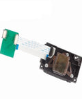 Straight Up Printer Head Adapter Board And Riser Card Breakout Motherboard For DTF DTG UV Printing Setup Compatible With Epson L800 L805 Models Smooth Hookup Interface, top view of riser card and print head.