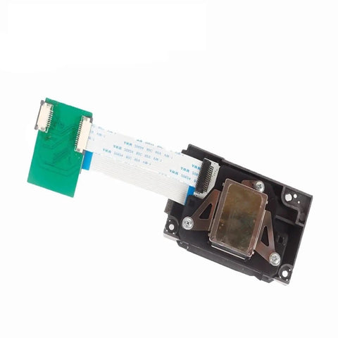 Straight Up Printer Head Adapter Board And Riser Card Breakout Motherboard For DTF DTG UV Printing Setup Compatible With Epson L800 L805 Models Smooth Hookup Interface, top view of riser card and print head.