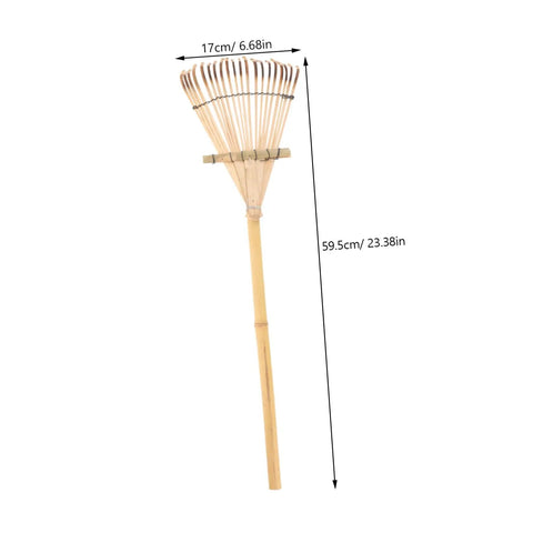 Portable Garden Hand Rake With Wear Resistant Tines Lightweight And Easy To Handle For Planting Leaf Gathering Weeding And Outdoor Yard Tasks