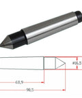 Genuine Solid Build Cnc Rotary Axis Tailstock Tool Light Center Mt2 Steel Lathe Accessory For Metal Woodworking Turning Carving With Sick Precision Alignment, showcasing MT2 taper design for precision machining.
