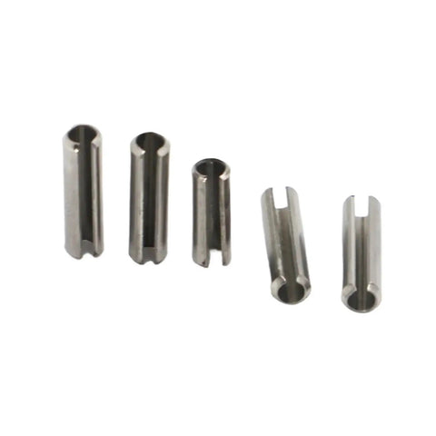 Heavy Duty Workhorse Slotted Spring Pins In 304 Stainless Steel For Secure Fastening In Drilled Holes, M1.5 To M8, 5-50mm Range