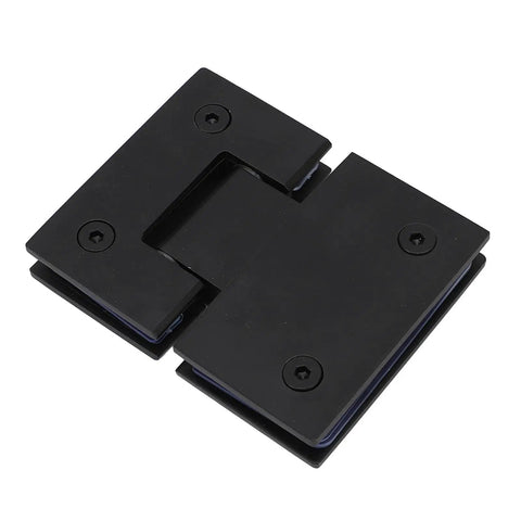 Frameless Stainless Steel Glass Shower Door Hinges Heavy Duty 180 Degree Hinge For Five Sixteenths To One Half Inch Thick Doors Easy Installation