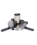 Beefy 8 Inch Three Jaw Self Centering Chuck With Drop In Quick Release Mount For Welding Positioner And Heavy Duty Workbench Turntable.