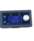 Adjustable Buck Boost DC Power Supply Module with CC CV regulation displaying 12.00V output, for CNC projects and DIY builds.