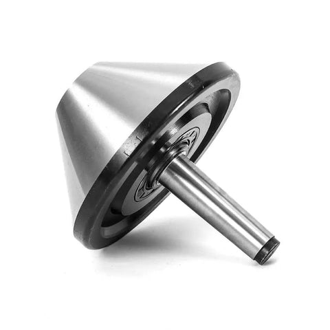 6 Inch MT3 Bull Nose Live Center For Lathe With Morse Taper No 3 75 Degree 5 29/32 Inch Shank Beefy Heavy Duty Machining Tool Ultra Precision Support