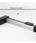 High Precision Linear Guide Actuator Kit With 57 Stepper Motor And Synchronous Belt Drive For CNC Machines Smooth Module Position Slide Table Built For Industrial Production, aluminum profile, 12mm rail