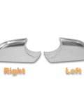 Fresh Chrome Tesla Model 3 Mirror Lower Cover Caps Pair 2017-2022 Replacement Trim Base Left Right Driver Passenger