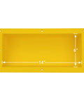 Tileable Shower Niche Foot Rest 16 By 8 By 4 Inches Recessed Wall Niche Insert For Soap Holder And Razor Storage Spacious Inner Dimensions 14x6"