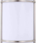 LED Wall Sconce With 3 Color Temperatures 3000K 4000K 5000K Dimmable 15W 120V CRI 90 Plus Brushed Nickel Modern Wall Mount Light