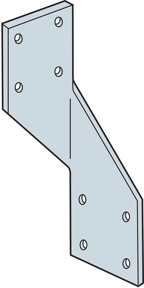 Rock Solid 18 Gauge Galvanized Steel Hurricane Tie Roof Truss Wall Connector For Seismic Wind Resistance Heavy Duty Construction Framing Hardware Easy Installation