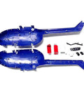Blue Fuselage Replacement For RC Era C186 Helicopter And BO105 Style Copter Plug And Play Spare Part Durable High Quality Materials