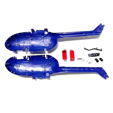 Blue Fuselage Replacement For RC Era C186 Helicopter And BO105 Style Copter Plug And Play Spare Part Durable High Quality Materials