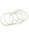 Durable Nylon 6X KT6808 Chain Dentate Strips for jewelry rotary tumbler polishing machines