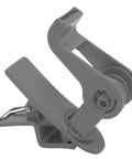 Workhorse 2 Pack Table Clamp Tape Dispenser With Rock Solid Non Slip Grip And 360 Degree Rotating Cutter No Sweat Setup For Home Office Workshop Shipping Grey close-up of grey tape dispenser with clamp and cutter mechanism.