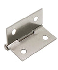 1.5-inch stainless steel cabinet door hinge, two-leaf with mounting plates