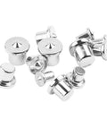 12 Piece Dowel Center Locator Set for Woodworking, Chrome Plated Steel Center Points, 6mm to 12mm Pins displayed on white background