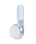 Chrome-plated Drawer Cabinet Cam Lock With One Half Inch Cylinder Length Fits Panels Up To One Quarter Inch Thick Brass Core