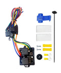 Digital Thermostatic Fan Switch Kit for 12V Motors and EVs Adjustable Temperature Activation 40C to 120C with Prewired Harness Relay and Accessories