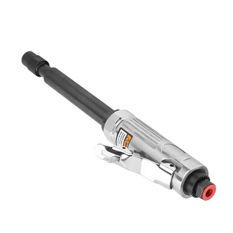 Heavy Duty Air Angle Die Grinder Featuring Ultra Light 15 Cm Handle, chrome and black design, precision tool for grinding.