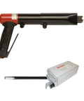 Heavy Duty 19 Needle Pneumatic Scaler Kit With 3000 BPM, 5.5 CFM At 90 PSI, Pistol Grip, 2 Inch Bore, 7 Inch Needles, 5.75 Lb Tool