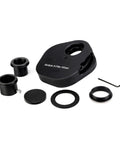 Pro Grade Telescope Filter Wheel All Metal Five Position Quick Swap For 1.25 Inch And 2 Inch Filters with accessories on white background