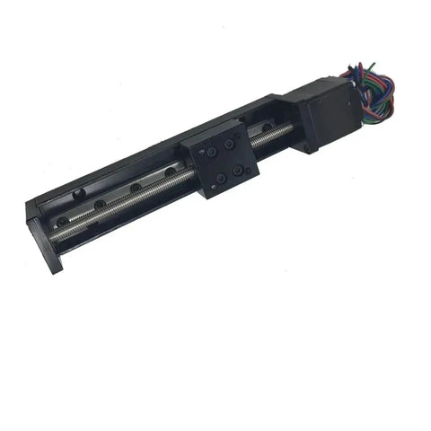 X Y Z Axis Pro Grade Motorized Slide Table With T Type Linear Guide Rail Stage Mini Sliding Table And Motor Drive Kit visible