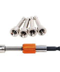 Kickass Six Piece PH2 Magnetic Drywall Screw Bit Set With Exact Depth Stop Collar For Sheetrock Gypsum Plasterboard Heavy Duty Professional Grade Install Tool Kit, featuring six PH2 bits and quick change sleeve.
