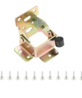 Heavy Duty Metal Furniture Hinge Locking Folding Table Chair Leg Brackets Cabinet Hinges with screws and rubber stopper