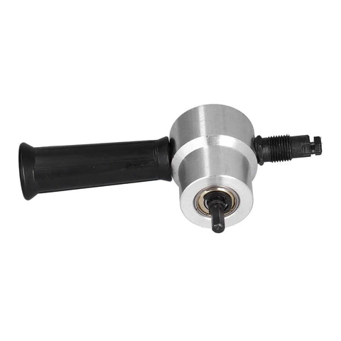 Dual Head Metal Cutter Drill Attachment With High Speed Steel Blades for Precise Circle Cuts, 360 Degree Adjustable Handle, Pro Grade Tool