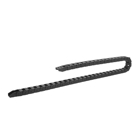 PA66 Nylon Cable Chain One Meter Wire Carrier with End Connectors 10x15mm ID Low Noise Durable Wear Resistant Guide for CNC