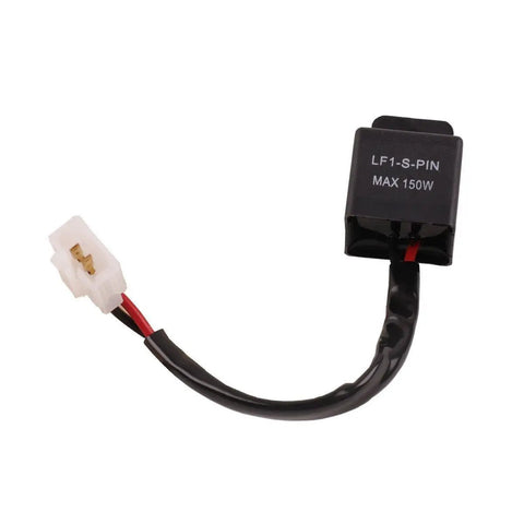 Plug N Play Electronic LED Flasher Relay For Motorcycles Hyper Flash Fix 12V Turn Signal Blinker Relay with ABS and Copper Wiring